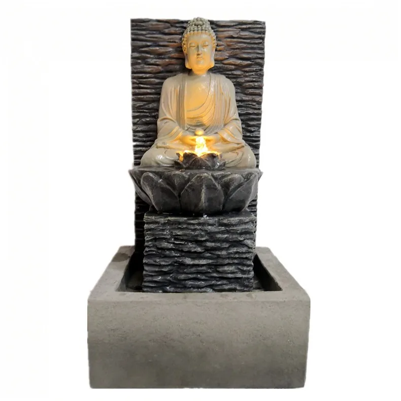 Home Decor Resin Buddha Figure Sculpture Indoor Fountain Home Office Furniture Room Decoration Feng Shui Ornament Resin Crafts
Home Decor Resin Buddha Figure Sculpture Indoor Fountain Home Office Furniture Room Decoration Feng Shui Ornament Resin Crafts