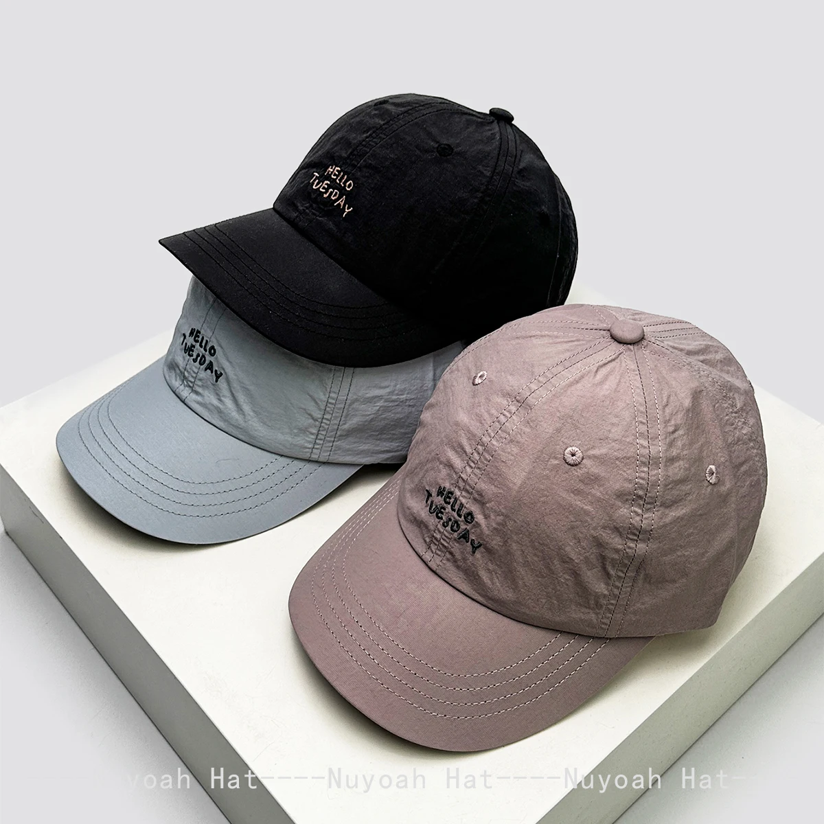 New Men Women Quick-dry Simple Embroidered Letters Baseball Hats Sunshade Travel Breathable Peaked Caps Versatile Fashion ins
New Men Women Quick-dry Simple Embroidered Letters Baseball Hats Sunshade Travel Breathable Peaked Caps Versatile Fashion ins