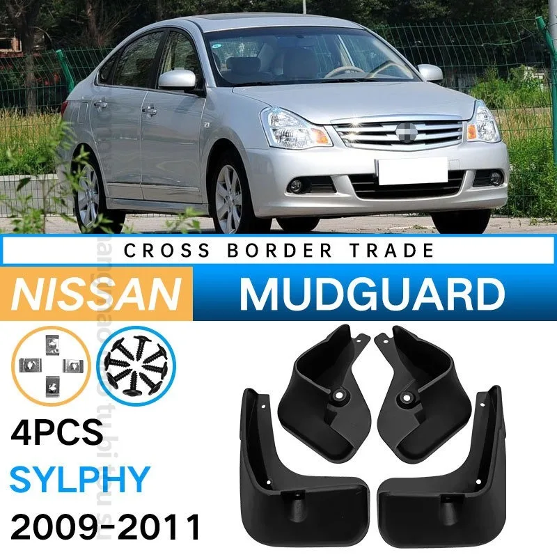 For Nissan Sylphy 2009-2011 Auto Mud Flaps Car Accessories for Fender Mudguard Exterior Modification ABS Black
For Nissan Sylphy 2009-2011 Auto Mud Flaps Car Accessories for Fender Mudguard Exterior Modification ABS Black