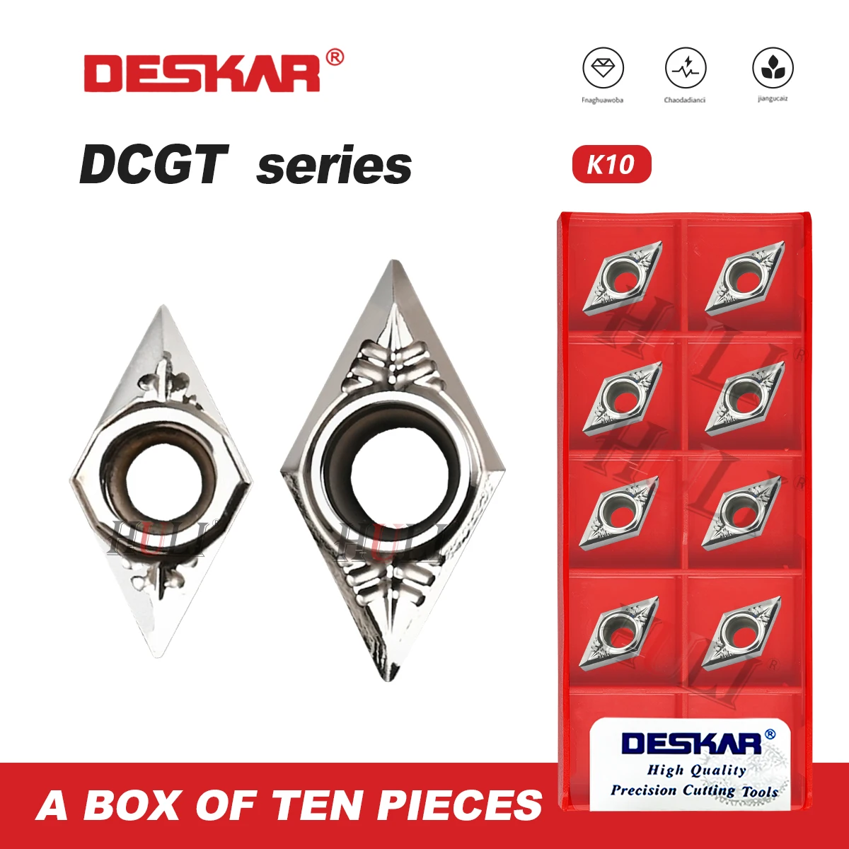 Токарный станок с ЧПУ Токарное лезвие DCGT070202-AL DCGT070208-AL DCGT11T302-AL DCGT11T308-AL K10 DCGT Серия Алюминиевые лезвия Часть Инструмент
Токарный станок с ЧПУ Токарное лезвие DCGT070202-AL DCGT070208-AL DCGT11T302-AL DCGT11T308-AL K10 DCGT Серия Алюминиевые лезвия Часть Инструмент