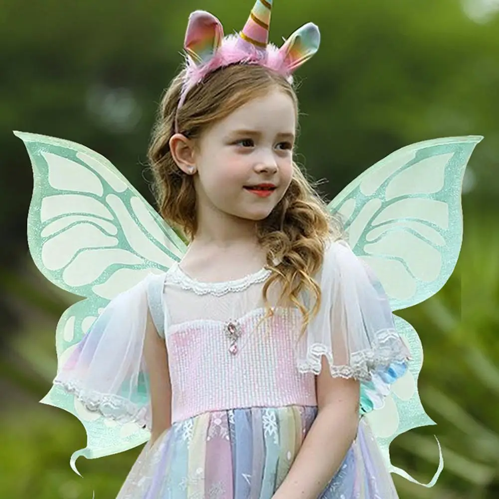 One-size-fits-all Wings Fairy Wings Costume Set for Adults Girls with Floral Garland Elf Ears Butterfly Wings for Cosplay
One-size-fits-all Wings Fairy Wings Costume Set for Adults Girls with Floral Garland Elf Ears Butterfly Wings for Cosplay