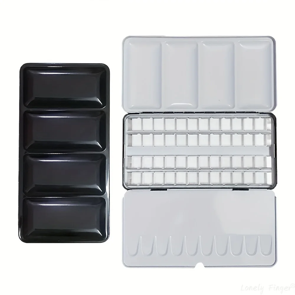 Watercolor Paint Palette and Set Watercolor Tin Box, Metal Palette Paint Case with Lid Empty with Storage Bag for Travel Artist
Watercolor Paint Palette and Set Watercolor Tin Box, Metal Palette Paint Case with Lid Empty with Storage Bag for Travel Artist