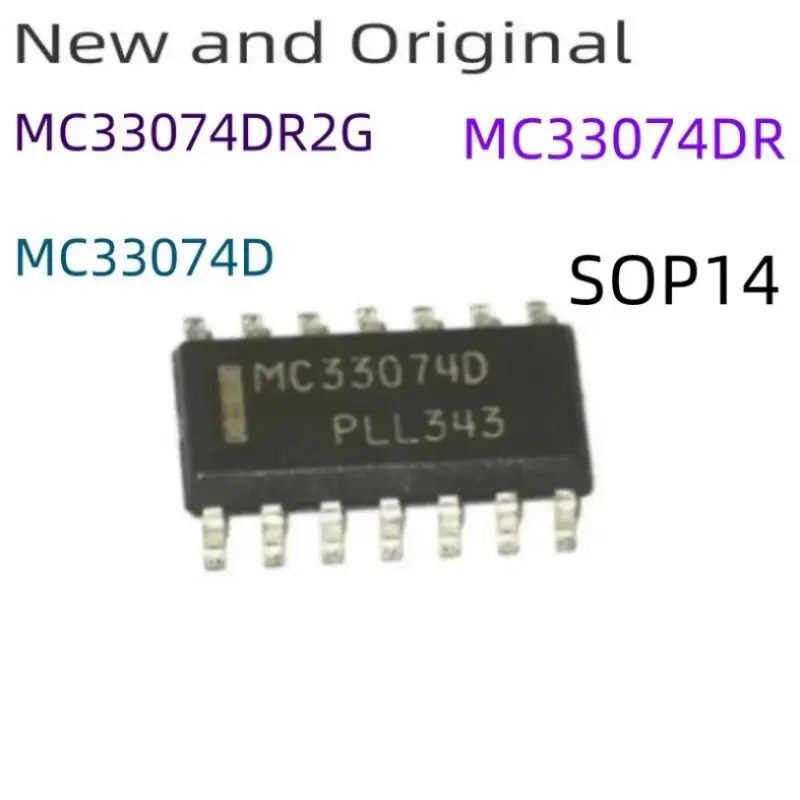 MC33074DR2G MC33074D SOP14 Single Supply 3.0 V to 44 V Operational Amplifiers
MC33074DR2G MC33074D SOP14 Single Supply 3.0 V to 44 V Operational Amplifiers
