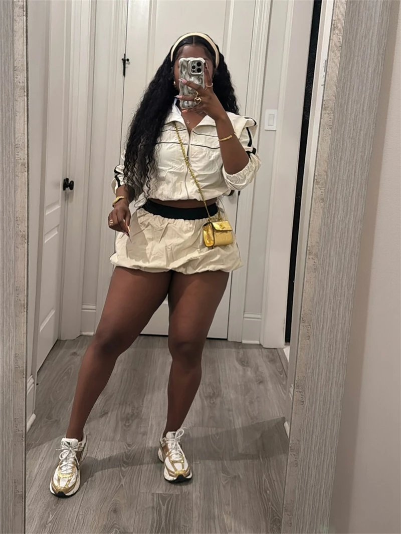 STYLISH LADY Casual 2 Piece Set Women Long Sleeve Jacket and Mini Skirt Suits 2025 Summer Patchwork Street Sports Outfits
STYLISH LADY Casual 2 Piece Set Women Long Sleeve Jacket and Mini Skirt Suits 2025 Summer Patchwork Street Sports Outfits