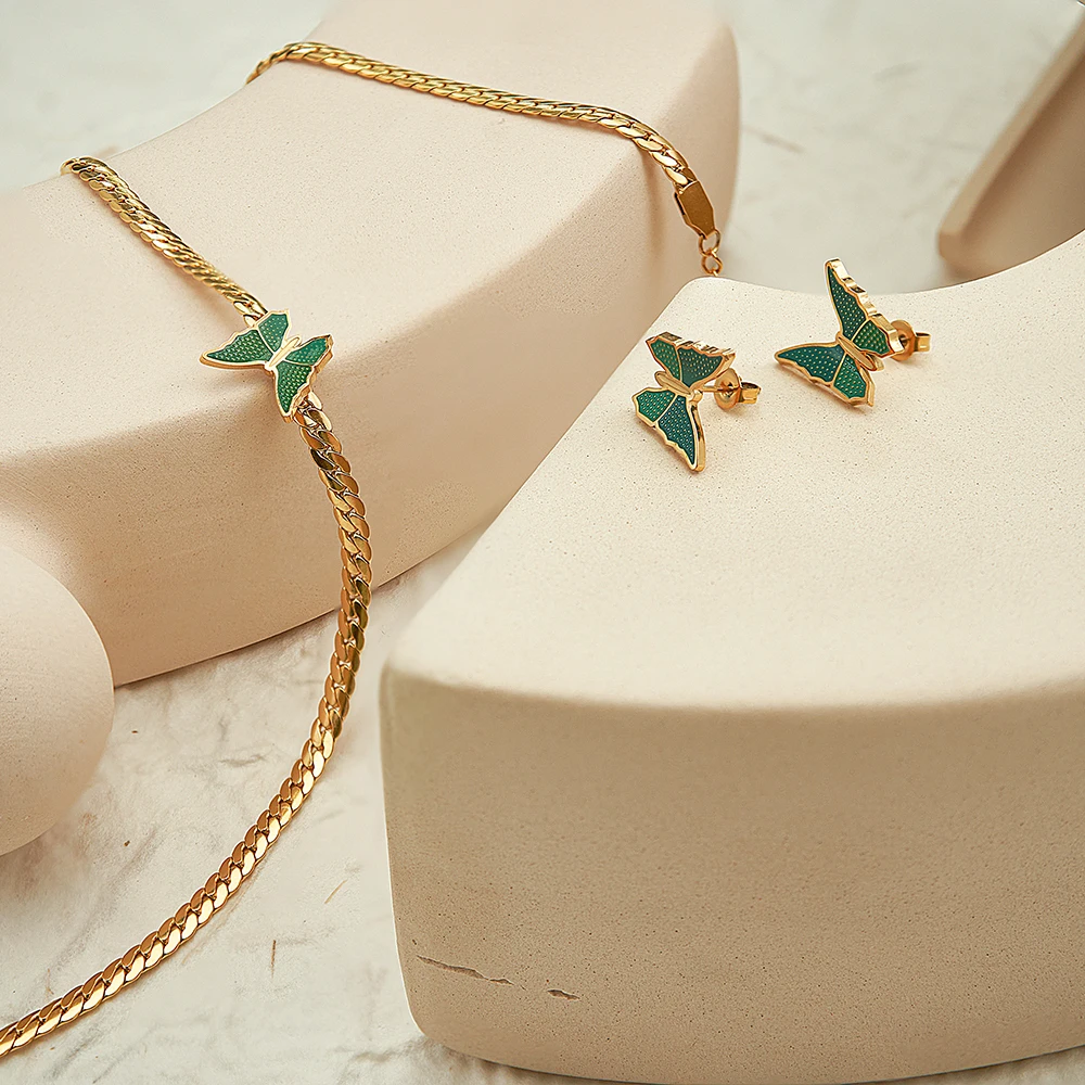 ENFASHION Aretes De Mujer Butterfly Stud Earrings For Women Gold Color Stainless Steel In Earings Fashion Jewelry Birthday 1515
ENFASHION Aretes De Mujer Butterfly Stud Earrings For Women Gold Color Stainless Steel In Earings Fashion Jewelry Birthday 1515