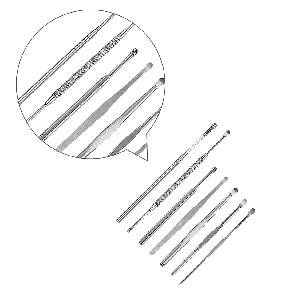 Seven Piece Ear Cleaning Tools Set Stainless Steel Earwax Removal Kit Scoop Portable Practical Safe H Design Health Care
Seven Piece Ear Cleaning Tools Set Stainless Steel Earwax Removal Kit Scoop Portable Practical Safe H Design Health Care