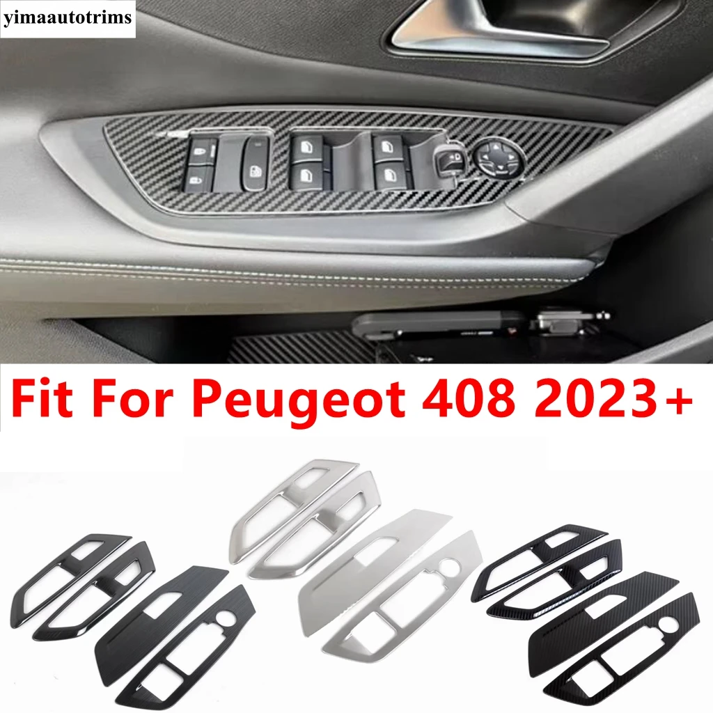 Car Inner Door Armrest Window Lift Switch Panel Cover Trim Sequins Sticker Interior Accessories For Peugeot 408 2023 2024 2025
Car Inner Door Armrest Window Lift Switch Panel Cover Trim Sequins Sticker Interior Accessories For Peugeot 408 2023 2024 2025