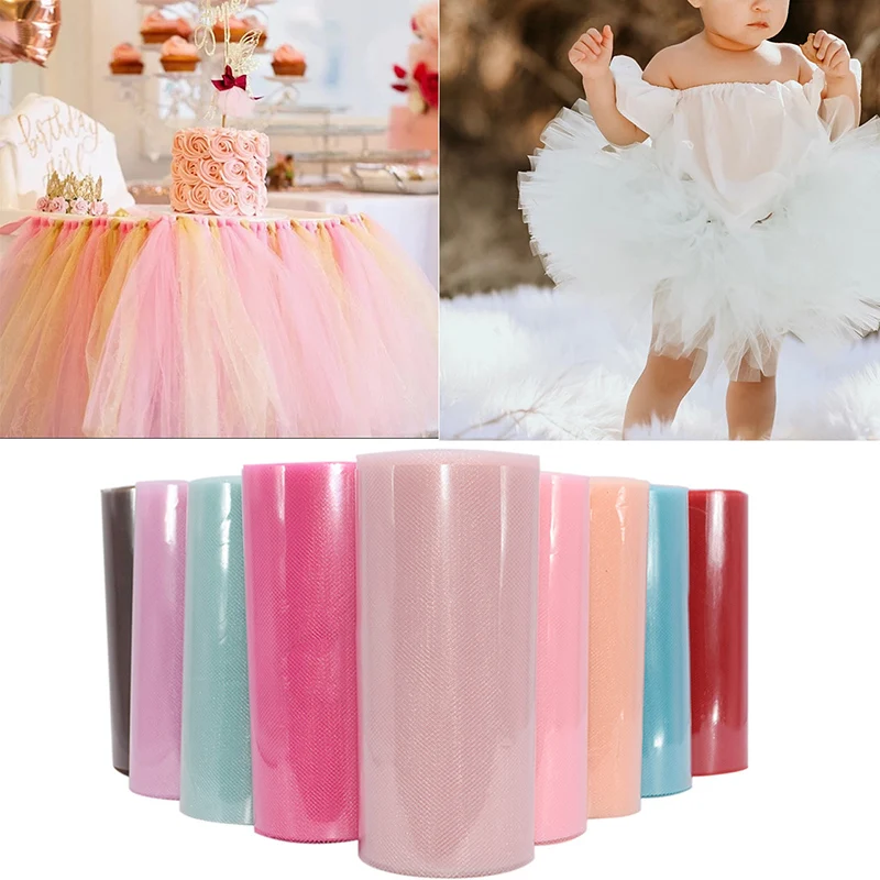 15cm 25 yards Tulle Roll Spool Organza Mesh Tutu Dress DIY Wedding Ceremony Decoration Baby Shower Birthday Party Supplies
15cm 25 yards Tulle Roll Spool Organza Mesh Tutu Dress DIY Wedding Ceremony Decoration Baby Shower Birthday Party Supplies