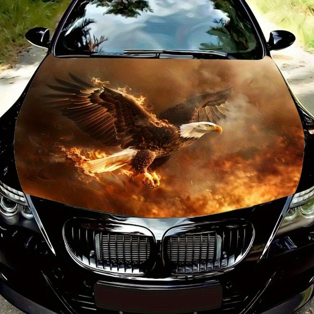Flame Eagle Car Hood Wrap - PVC Decal Sticker For Trucks, Bonnets & Cars, Universal Fit, Stylish Graphic Design, Vehicle Decorat
Flame Eagle Car Hood Wrap - PVC Decal Sticker For Trucks, Bonnets & Cars, Universal Fit, Stylish Graphic Design, Vehicle Decorat