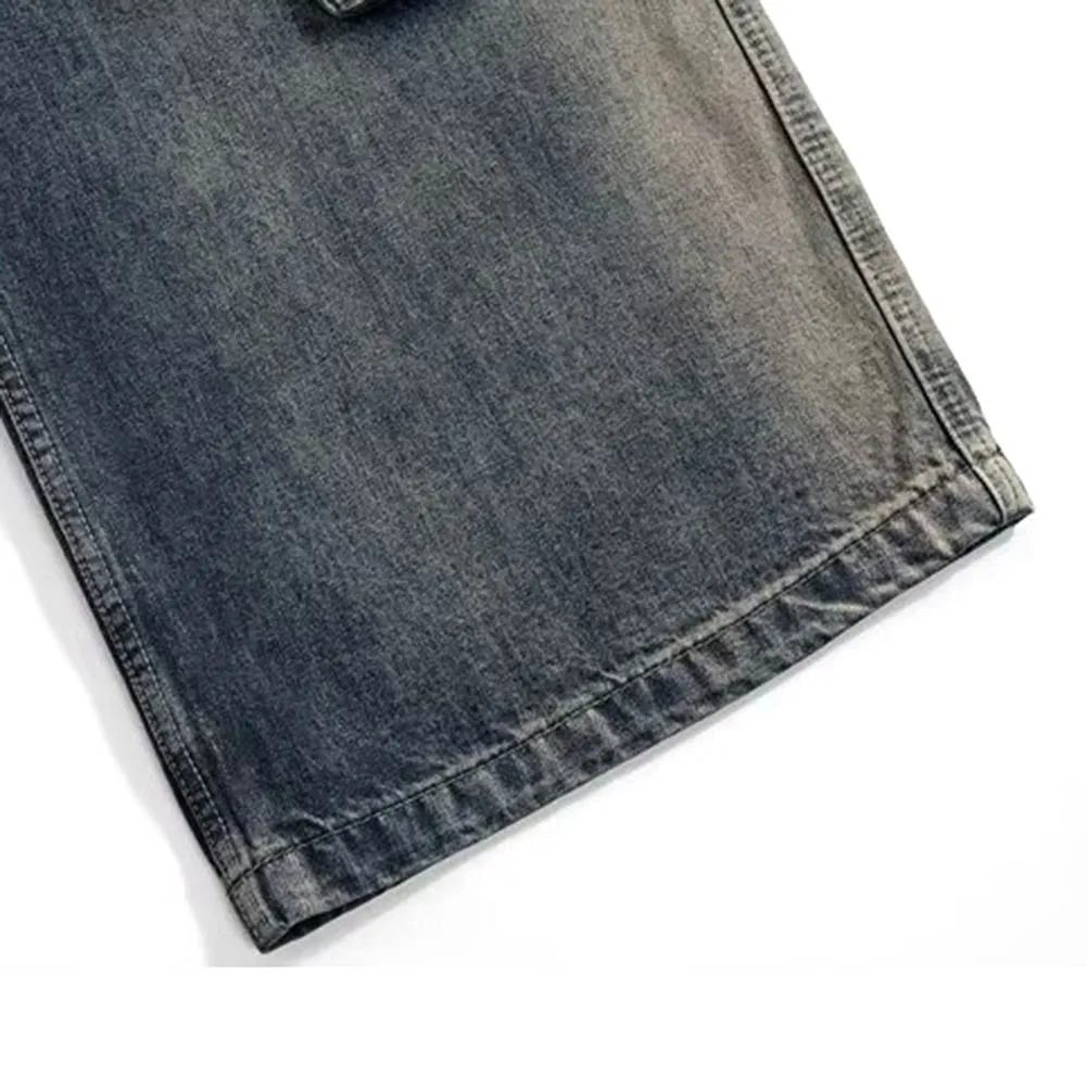 Men Pants Gradient Jeans Multi-pockets Drawstring Oversized Polyester Ribbons Streetwear Y2K Baggy Comfortable
Men Pants Gradient Jeans Multi-pockets Drawstring Oversized Polyester Ribbons Streetwear Y2K Baggy Comfortable