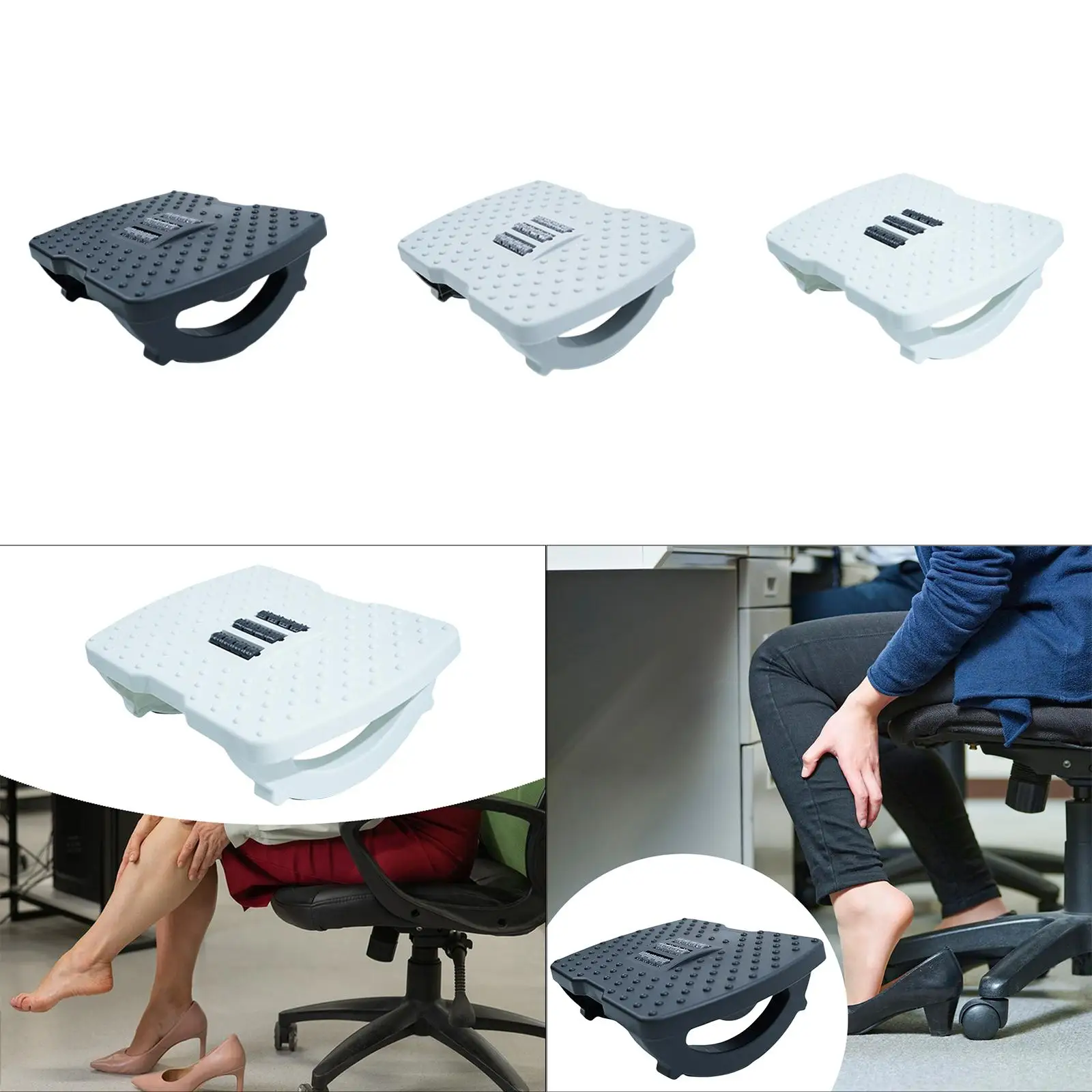 Under Desk Rocking Foot Rest Feet Stand Non Slip Premium with Massage Rollers Feet Support for Computer Gaming Office Work Home
Under Desk Rocking Foot Rest Feet Stand Non Slip Premium with Massage Rollers Feet Support for Computer Gaming Office Work Home