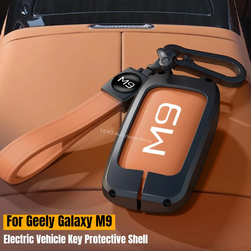 Car Key Case Zinc Alloy Key Fob Cover Keychain for Geely Galaxy M9 Electric Vehicle Key Protective Shell Modified Accessories
Car Key Case Zinc Alloy Key Fob Cover Keychain for Geely Galaxy M9 Electric Vehicle Key Protective Shell Modified Accessories