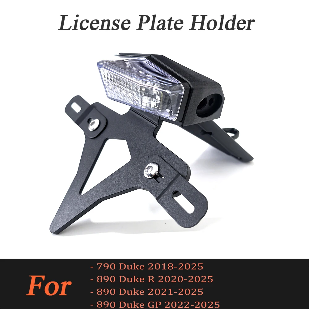 NEW For 790 890 Duk 790Duke 890Duke 2018-2025 Motorcycle Rear Short Tail Stock License Plate Holder Tailstock Bracket LED Light
NEW For 790 890 Duk 790Duke 890Duke 2018-2025 Motorcycle Rear Short Tail Stock License Plate Holder Tailstock Bracket LED Light
