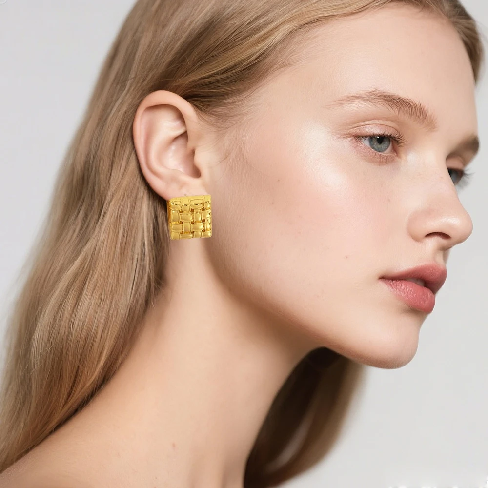 Hot Square Braided Earrings Senior Sense Of Exquisite Geometric Earrings 2024 Fashion New Simple And Versatile Ear jewelry
Hot Square Braided Earrings Senior Sense Of Exquisite Geometric Earrings 2024 Fashion New Simple And Versatile Ear jewelry