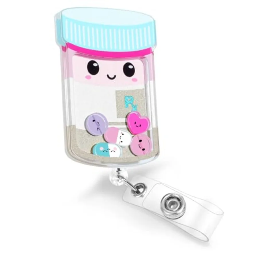 Badge Reel Holder Clip - Pharmacist RX Retractable ID Name Card Badge Reel with Charm Alligator Clip, Nurse Nursing Office Medi
Badge Reel Holder Clip - Pharmacist RX Retractable ID Name Card Badge Reel with Charm Alligator Clip, Nurse Nursing Office Medi