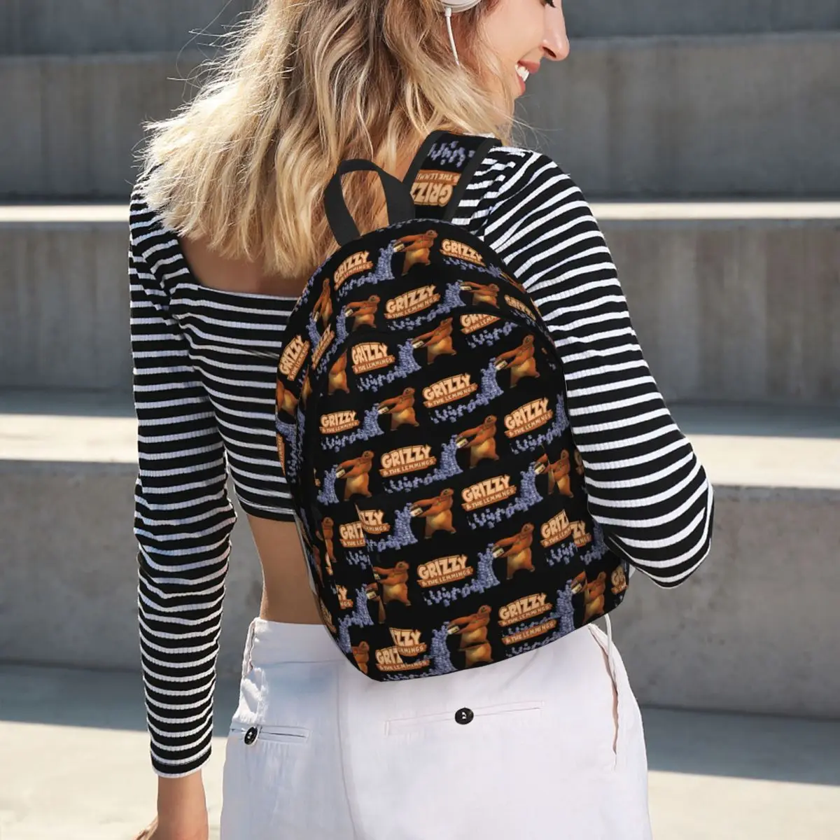 Lemmings Tabodi And Grizzy Student Backpack School Bag Hiking Travel Daypack for Men Women Fashion Bookbag Shoulder Bags
Lemmings Tabodi And Grizzy Student Backpack School Bag Hiking Travel Daypack for Men Women Fashion Bookbag Shoulder Bags