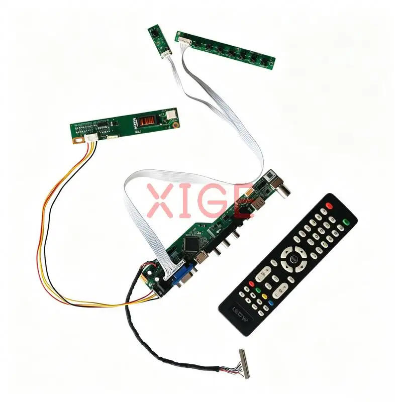 For QD15TL01 QD15TL04 QD15TL03 QD15TL02 Matrix Controller Drive Board DIY Kit LVDS-30Pin 1CCFL HDMI+VGA+AV+USB 1280*800 1280x800
For QD15TL01 QD15TL04 QD15TL03 QD15TL02 Matrix Controller Drive Board DIY Kit LVDS-30Pin 1CCFL HDMI+VGA+AV+USB 1280*800 1280x800