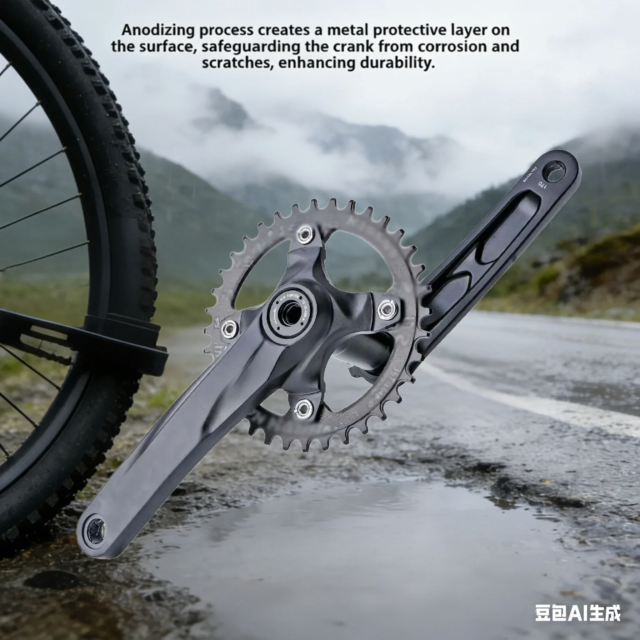 Bicycle Crank Chainring 29mm Hollow Crankset 10/11-speed 104BCD 32-36T Tooth Single Disc Bike Crankset Cycling Accessories
Bicycle Crank Chainring 29mm Hollow Crankset 10/11-speed 104BCD 32-36T Tooth Single Disc Bike Crankset Cycling Accessories