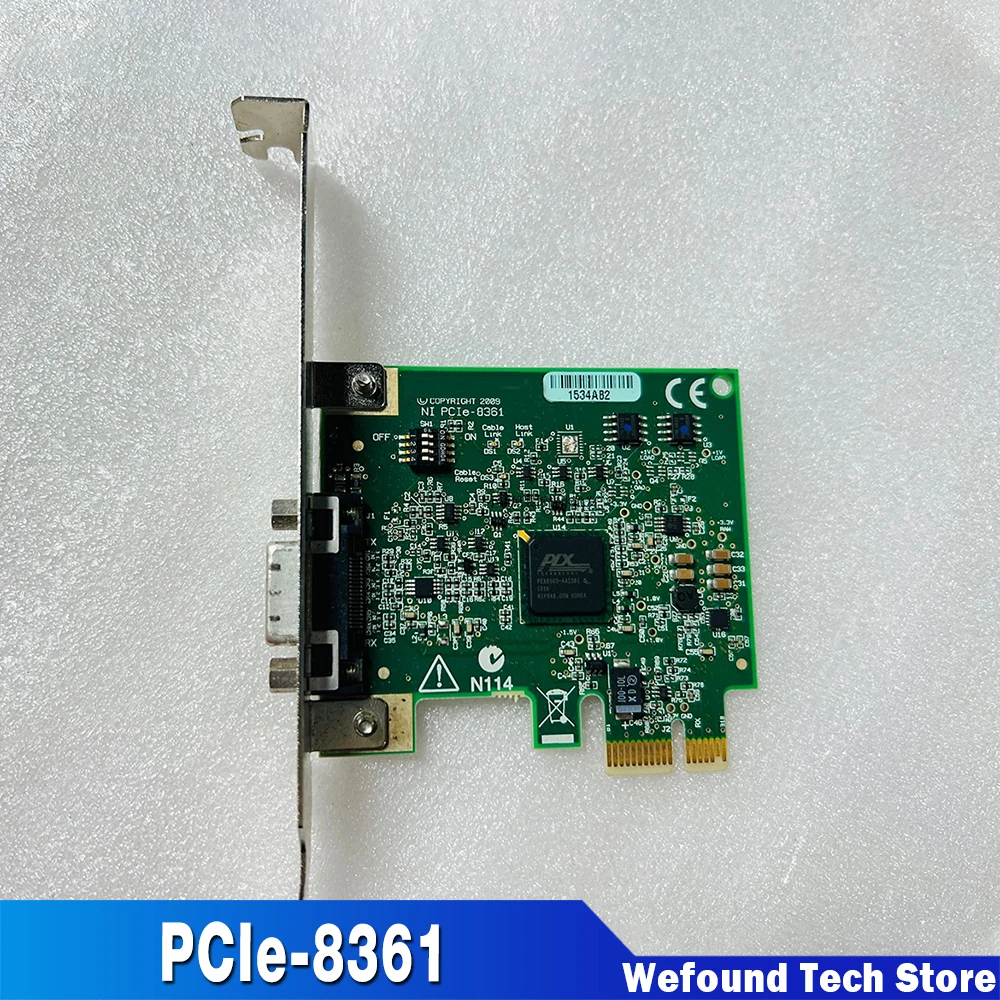 PCIe-8361 For NI PXI Chassis Driver Card Data Acquisition Card Remote Control Device 779504-01
PCIe-8361 For NI PXI Chassis Driver Card Data Acquisition Card Remote Control Device 779504-01