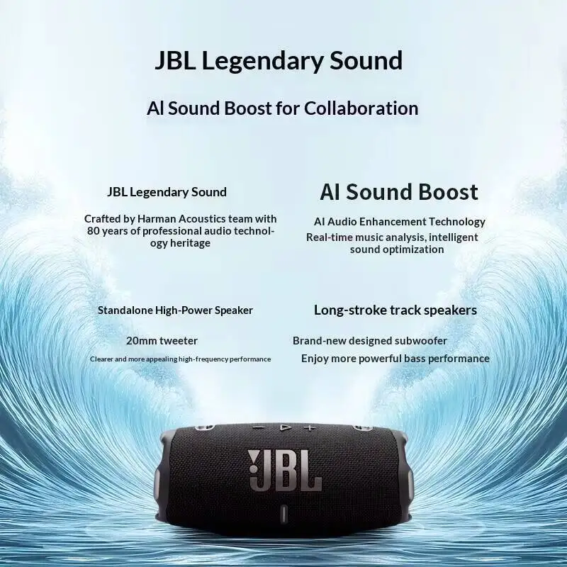 After Sales Guaranteed New JBL Charge 6/Flip7 Kaleidoscope Speaker Stable Quality Global Delivery Portable Audio Speaker
After Sales Guaranteed New JBL Charge 6/Flip7 Kaleidoscope Speaker Stable Quality Global Delivery Portable Audio Speaker