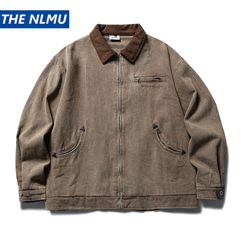 Vintage Denim Jacket Men Loose Casual Zipper Coat Harajuku Hip Hop Streetwear Jackets Trendy Design Jacket for Men
Vintage Denim Jacket Men Loose Casual Zipper Coat Harajuku Hip Hop Streetwear Jackets Trendy Design Jacket for Men