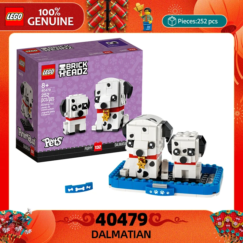 LEGO Fangtouzi Series 40479 Spotted Dog Pet Animal Children's Assembly Puzzle Building Toy Gift
LEGO Fangtouzi Series 40479 Spotted Dog Pet Animal Children's Assembly Puzzle Building Toy Gift