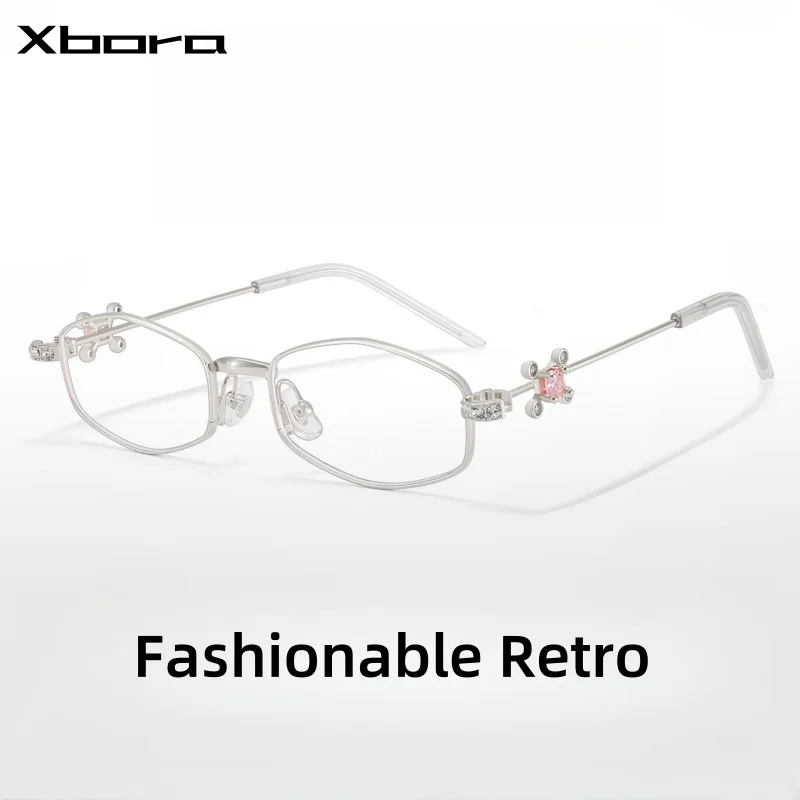 New Women's Fashion Narrow Frame Titanium Eyeglasses Frames High Quality Exquisite Temples Optical Prescription Glasses GN0800
New Women's Fashion Narrow Frame Titanium Eyeglasses Frames High Quality Exquisite Temples Optical Prescription Glasses GN0800