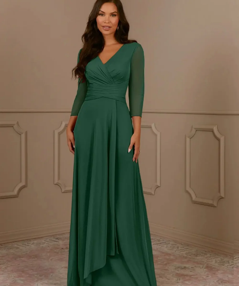 Customized Dark Green Mermaid Mother Of The Bride Dress for Wedding 3/4 Sleeve Wedding Guest Dress Prom Evening Gown YMD14
Customized Dark Green Mermaid Mother Of The Bride Dress for Wedding 3/4 Sleeve Wedding Guest Dress Prom Evening Gown YMD14