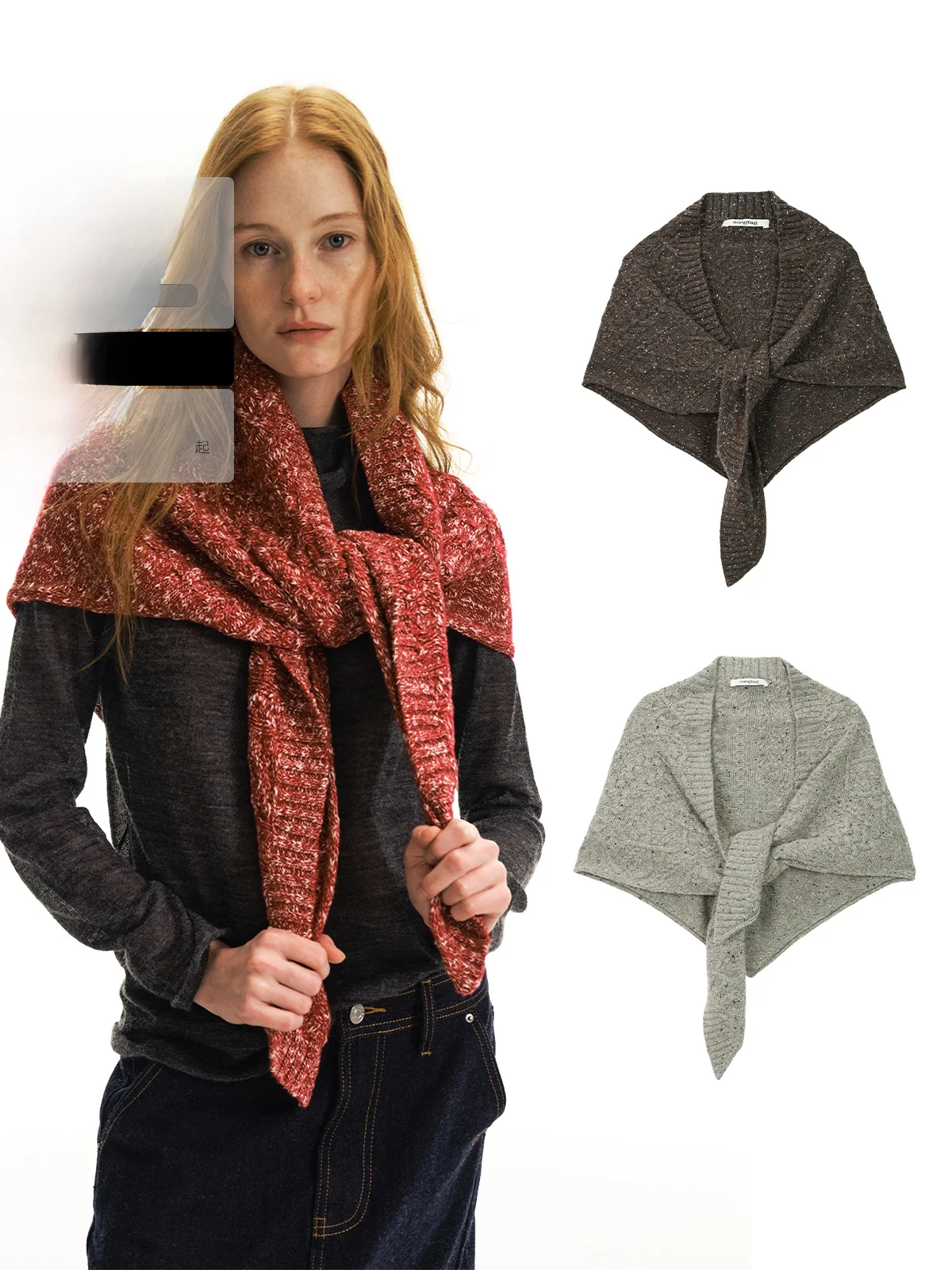 Уютный треугольный шарф из шерстяной смеси с бантом и объемным цветочным узором, повседневный стиль для мужчин и женщин, однотонный
Уютный треугольный шарф из шерстяной смеси с бантом и объемным цветочным узором, повседневный стиль для мужчин и женщин, однотонный