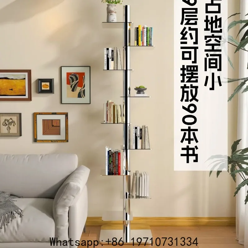 Creative Rotating Bookshelf Floor-standing Multi-tiered Terrarium Shelf Home Book Organizer Minimalist Study Storage Racks
Creative Rotating Bookshelf Floor-standing Multi-tiered Terrarium Shelf Home Book Organizer Minimalist Study Storage Racks