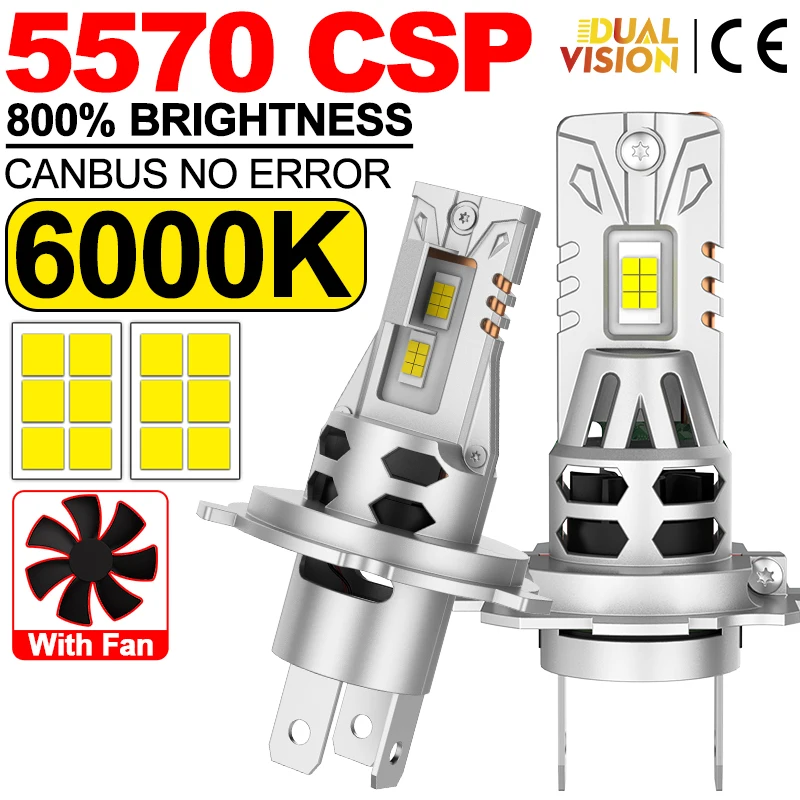 2PCS H7 H4 H11 LED Car Headlight Bulb Single Copper Tube Canbus LED H1 H8 H9 9005 HB3 9006 HB4 Turbo Super 6000K Fog Lamps 12V
2PCS H7 H4 H11 LED Car Headlight Bulb Single Copper Tube Canbus LED H1 H8 H9 9005 HB3 9006 HB4 Turbo Super 6000K Fog Lamps 12V