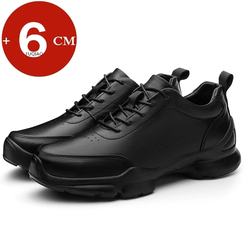 Men's Elevator Shoes Taller Genuine Leather Footwear Lift Sneakers Removable Invisible Height Increasing 6CM Hidden Heel Shoes
Men's Elevator Shoes Taller Genuine Leather Footwear Lift Sneakers Removable Invisible Height Increasing 6CM Hidden Heel Shoes