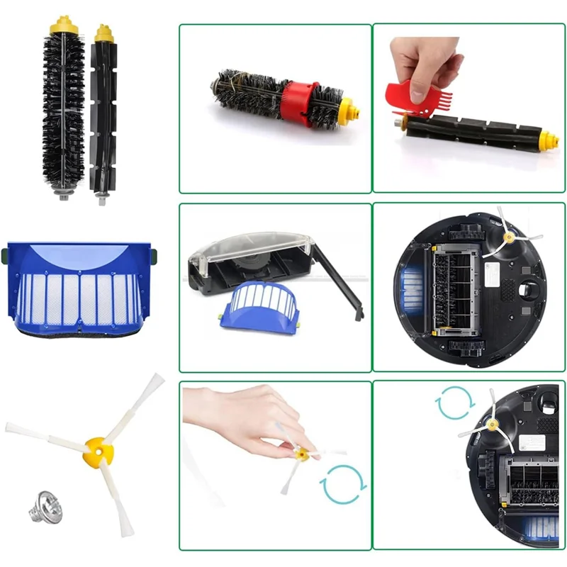 A20F-Replacement Parts For Irobot Roomba 692 694 676 675 695 677 671 655 645 690 680 660 650 620 614 Vacuum Brush Filters
A20F-Replacement Parts For Irobot Roomba 692 694 676 675 695 677 671 655 645 690 680 660 650 620 614 Vacuum Brush Filters