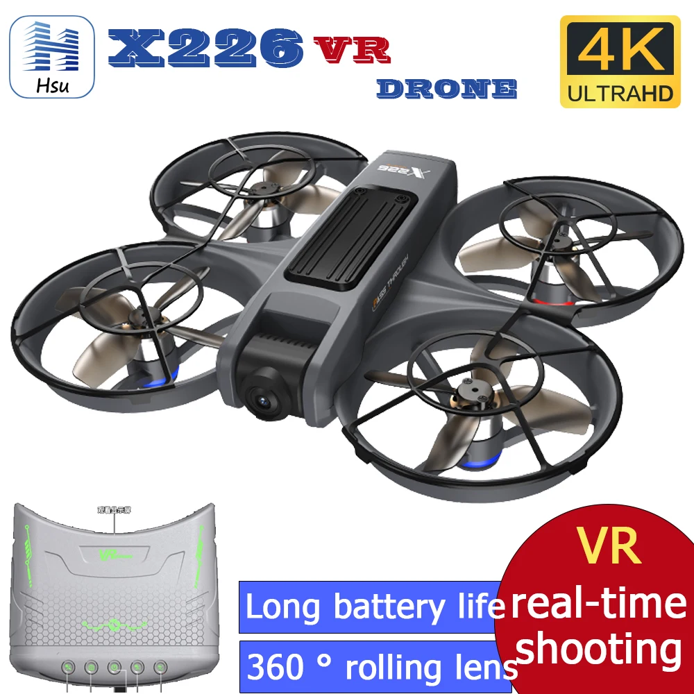 2025 X226 VR mini Drone 8K Aerial HD Dual Camera Intelligent Obastacle Avoidance 5G WIFI Brushless Motor GPS Exclusive VR UAV
2025 X226 VR mini Drone 8K Aerial HD Dual Camera Intelligent Obastacle Avoidance 5G WIFI Brushless Motor GPS Exclusive VR UAV