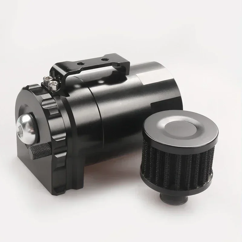 New 300ml Oil Catch Reservoir Breather Can Tank Aluminum Alloy Ventilation Machine Filter Kit Cylinder Aluminum Engine Black
New 300ml Oil Catch Reservoir Breather Can Tank Aluminum Alloy Ventilation Machine Filter Kit Cylinder Aluminum Engine Black