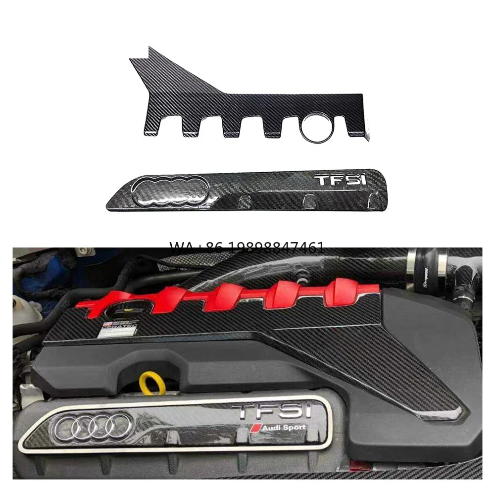 3K Twill Glossy Finish Dry Carbon Fiber Cabin Trim Board Decoration Engine Cover for AUDI RS3 TTRS EA855 2.5T
3K Twill Glossy Finish Dry Carbon Fiber Cabin Trim Board Decoration Engine Cover for AUDI RS3 TTRS EA855 2.5T