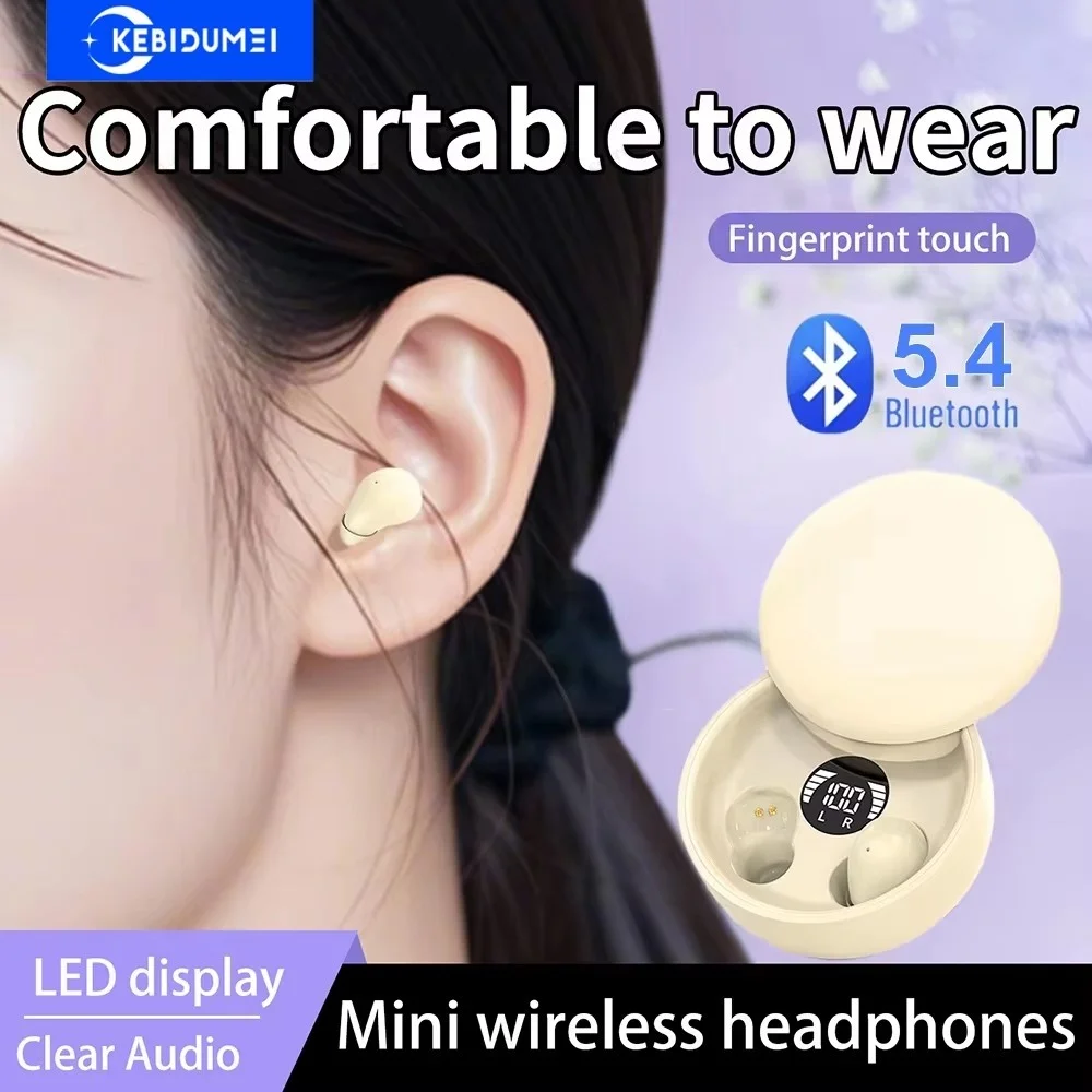 Invisible Sleep Headphones Bluetooth 5.4 Earphones Mini Earbuds TWS Wireless HIFI Stereo Noise Reduction Waterproof Headsets
Invisible Sleep Headphones Bluetooth 5.4 Earphones Mini Earbuds TWS Wireless HIFI Stereo Noise Reduction Waterproof Headsets