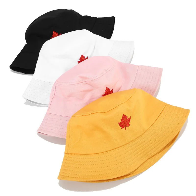 Women Men Embroidered Foldable Bucket Hat Hip Hop Cap Couple Maple Leaf Panama Sun Flat Top Fisherman Hats Caps Gift
Women Men Embroidered Foldable Bucket Hat Hip Hop Cap Couple Maple Leaf Panama Sun Flat Top Fisherman Hats Caps Gift