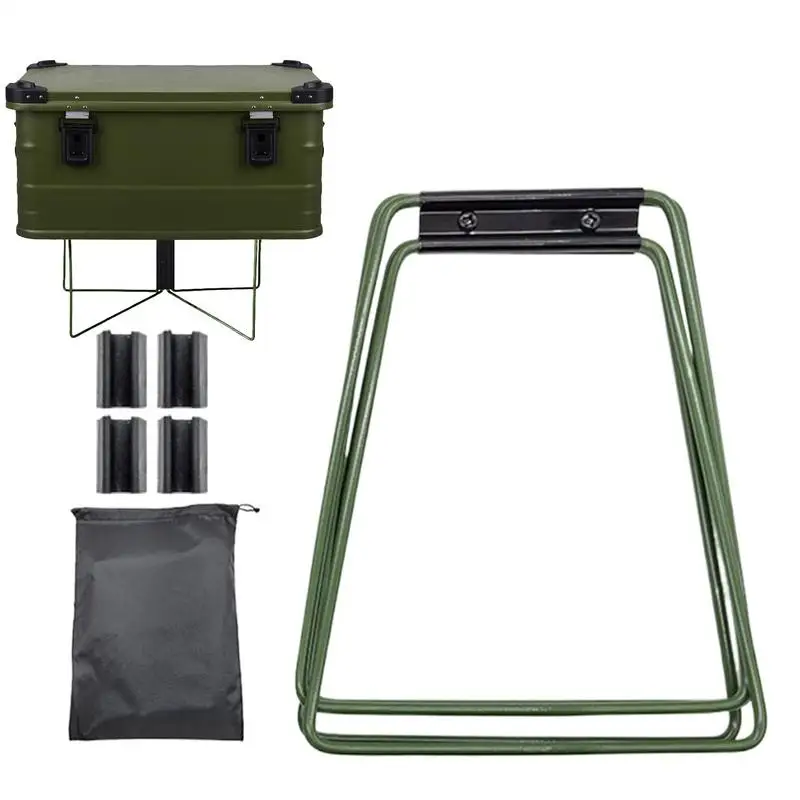 Camping Foldable Stand Rack Stainless Steel Ice Box Holder Foldable Camping Box Stand High Load Bearing Waterproof Cooler Stand
Camping Foldable Stand Rack Stainless Steel Ice Box Holder Foldable Camping Box Stand High Load Bearing Waterproof Cooler Stand
