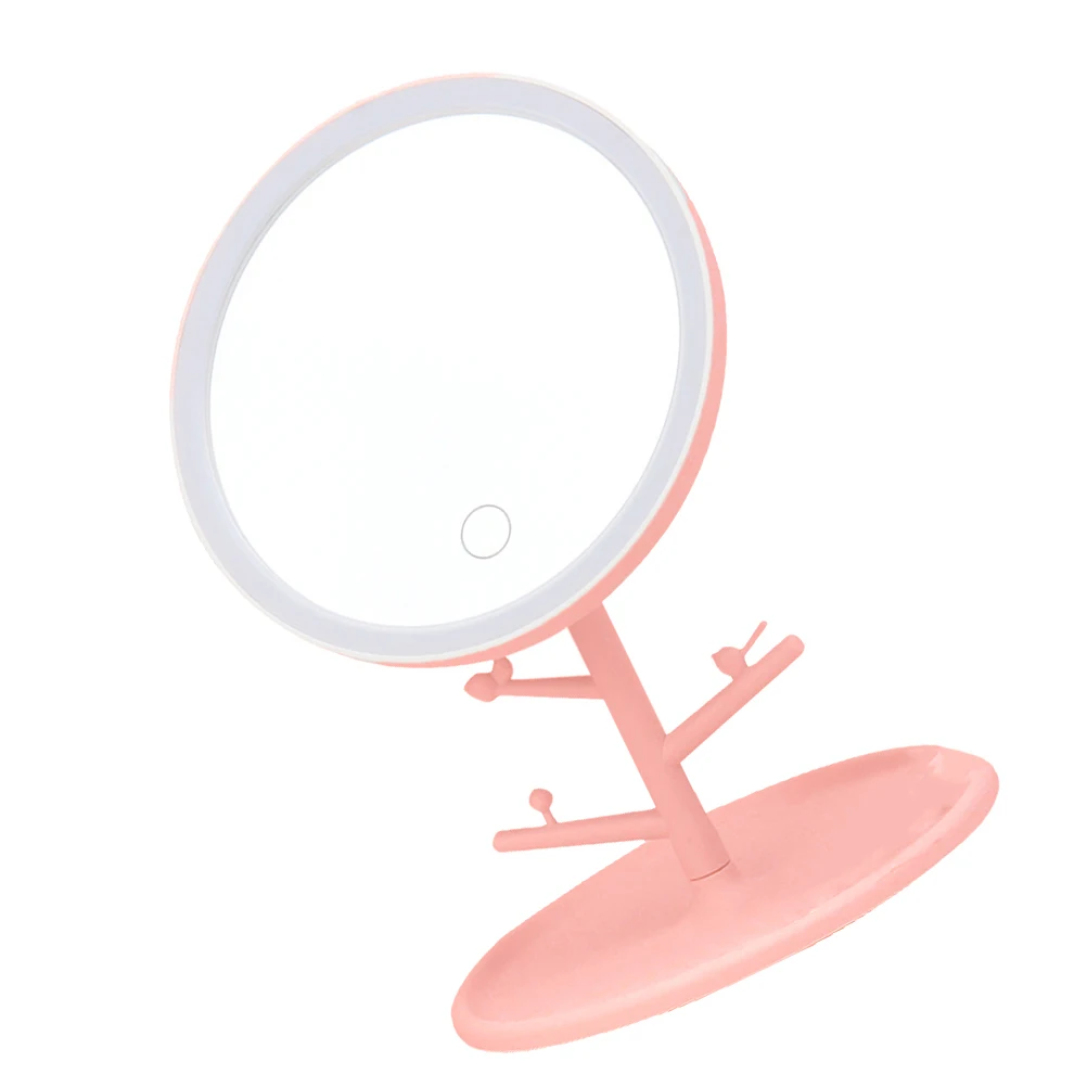 1pc Led Makeup Rotating Touch High Definition Usb Chargeable Mirror For Bedroom Desktop Women Vanity Mirror
1pc Led Makeup Rotating Touch High Definition Usb Chargeable Mirror For Bedroom Desktop Women Vanity Mirror