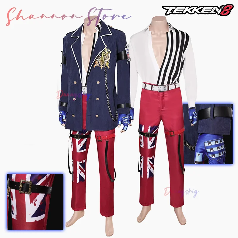 Игра Tekken 8, Стив Фокс, костюм для косплея, фантазия, маскировка для взрослых, мужская одежда, куртка, брюки, комплект униформы, карнавальный костюм на Хэллоуин
Игра Tekken 8, Стив Фокс, костюм для косплея, фантазия, маскировка для взрослых, мужская одежда, куртка, брюки, комплект униформы, карнавальный костюм на Хэллоуин