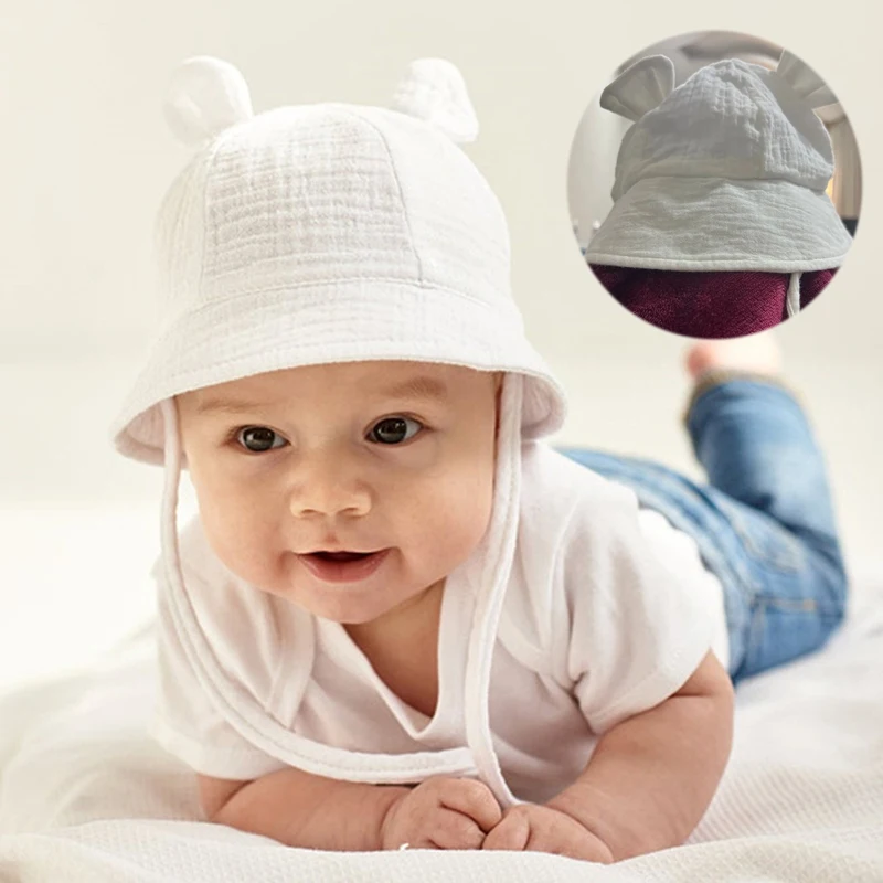 0-3M Fisherman Caps Kids Sun Cap Panama for Newborn Baby Hat Summer Muslin Cotton White Infant Bucket Hats for Girls Boys
0-3M Fisherman Caps Kids Sun Cap Panama for Newborn Baby Hat Summer Muslin Cotton White Infant Bucket Hats for Girls Boys