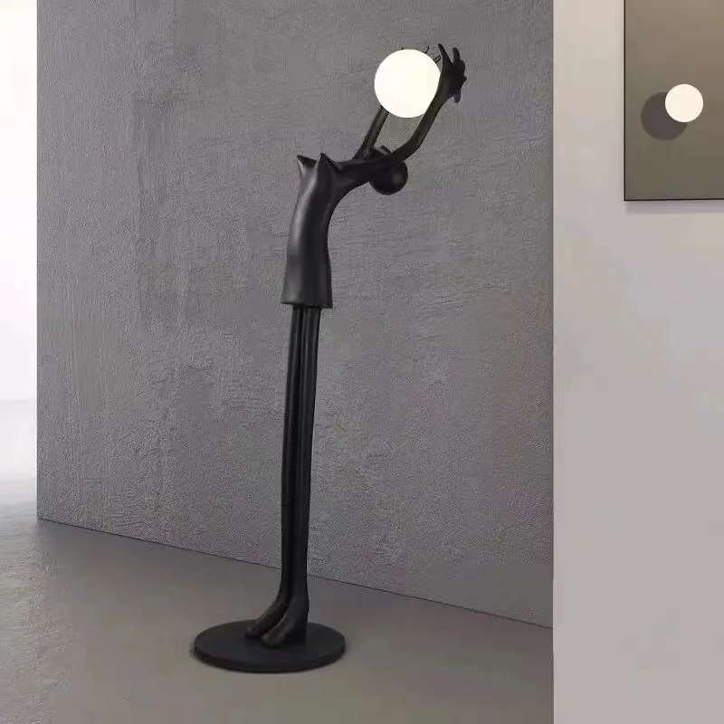 H 82.7 Inch Nordic Modern Luxury Abstract Sculpture Decoration Hotel Large Fiberglass Decorative Art Creative Figure Floor Lamp
H 82.7 Inch Nordic Modern Luxury Abstract Sculpture Decoration Hotel Large Fiberglass Decorative Art Creative Figure Floor Lamp