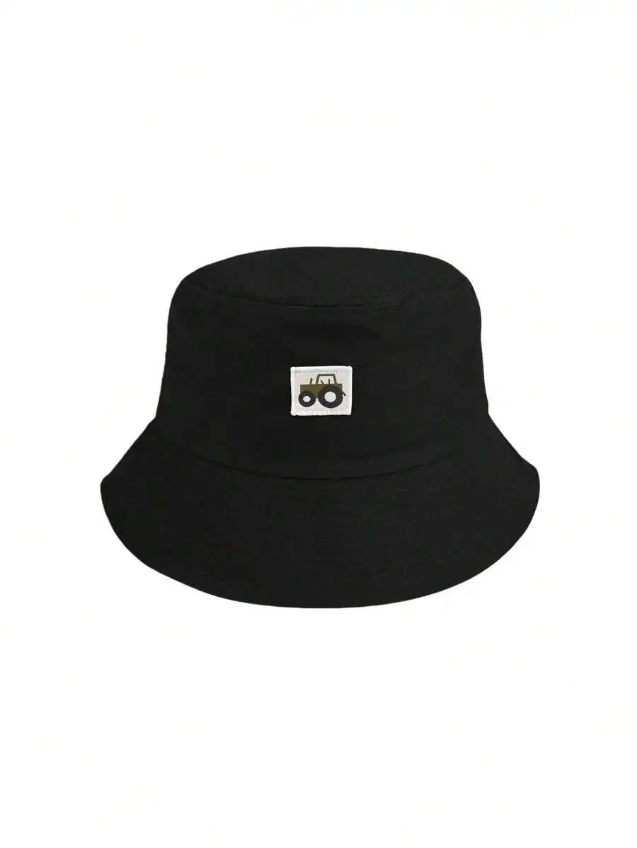 Black Bucket Hat With Tractor Patch, Breathable Casual Outdoor Cap For Adults
Black Bucket Hat With Tractor Patch, Breathable Casual Outdoor Cap For Adults