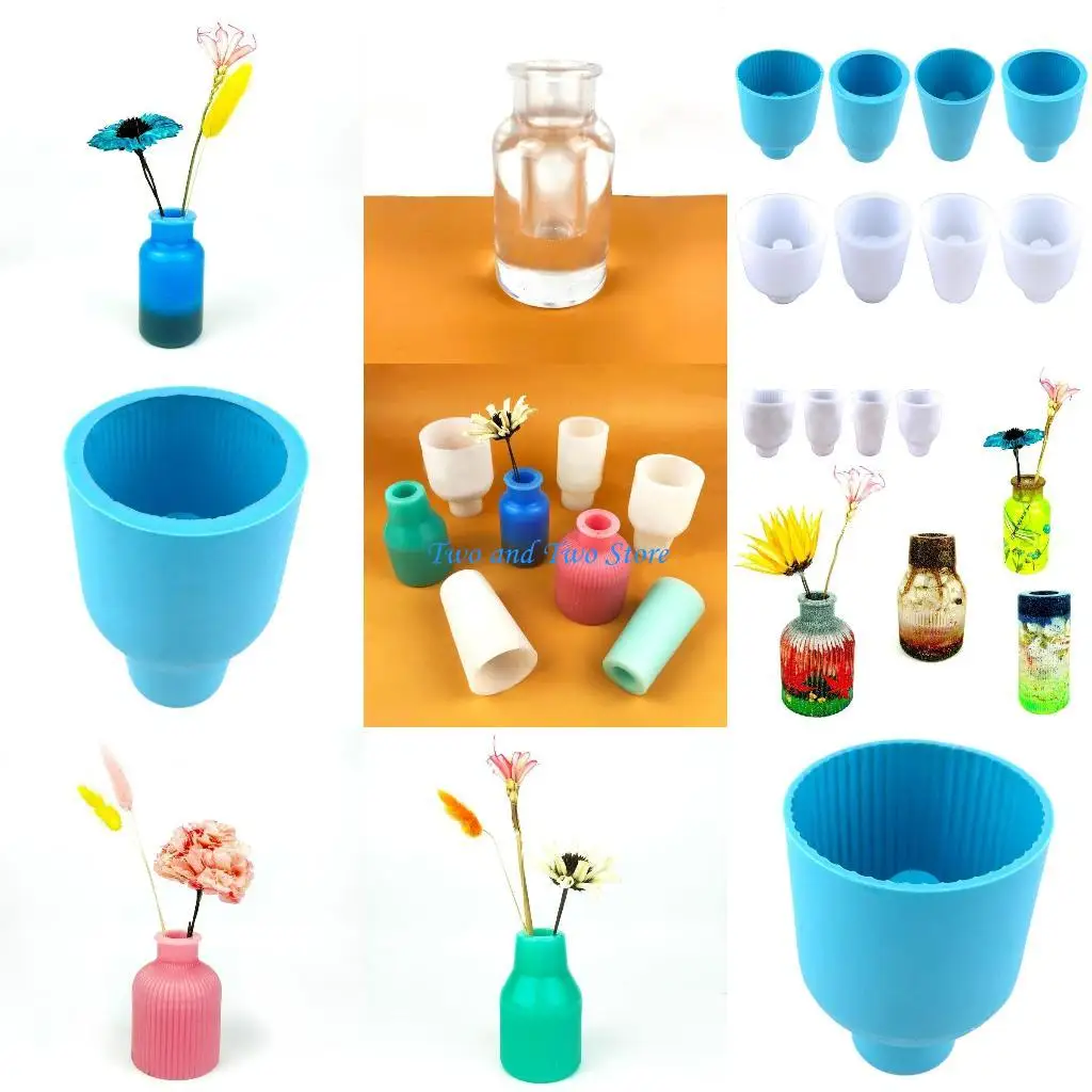 HX6F Silicone Mold DIY Polymer Clay Epoxy Resin Mould Vase Table Home Decor
HX6F Silicone Mold DIY Polymer Clay Epoxy Resin Mould Vase Table Home Decor