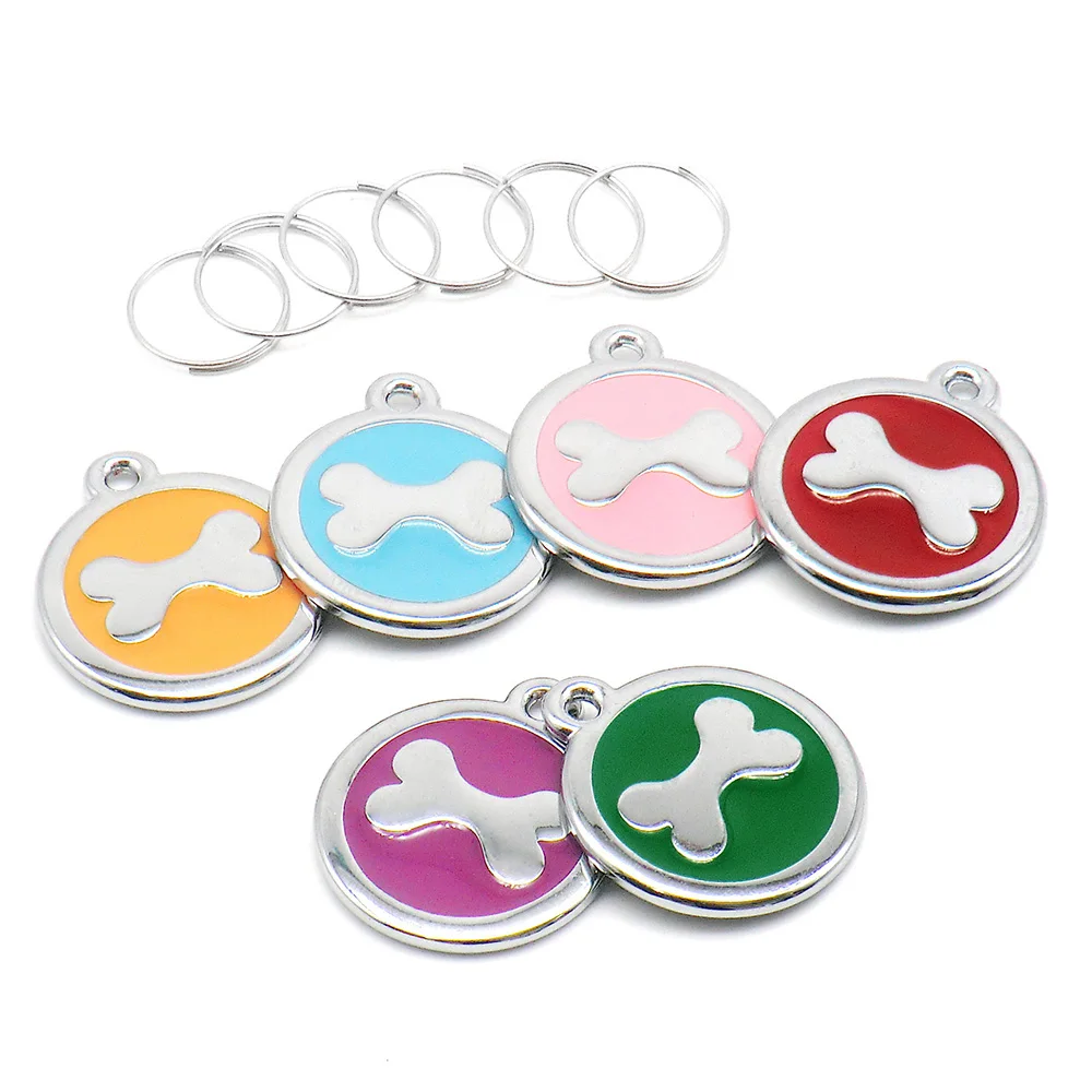 Wholesale 100PCS Alloy Round Bone Cat Tag Engraving Custom Pet Collar Accessories Personalized Dog ID Identity Plate Multicolor
Wholesale 100PCS Alloy Round Bone Cat Tag Engraving Custom Pet Collar Accessories Personalized Dog ID Identity Plate Multicolor