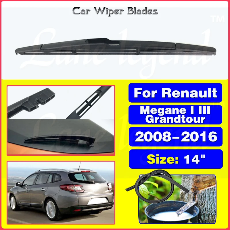 14" Rear Windshield Windscreen Washer Wiper Blade For Renault Megane I III 1 & 3 Grandtour 2008-2016 Car Accessories Accsesories
14" Rear Windshield Windscreen Washer Wiper Blade For Renault Megane I III 1 & 3 Grandtour 2008-2016 Car Accessories Accsesories