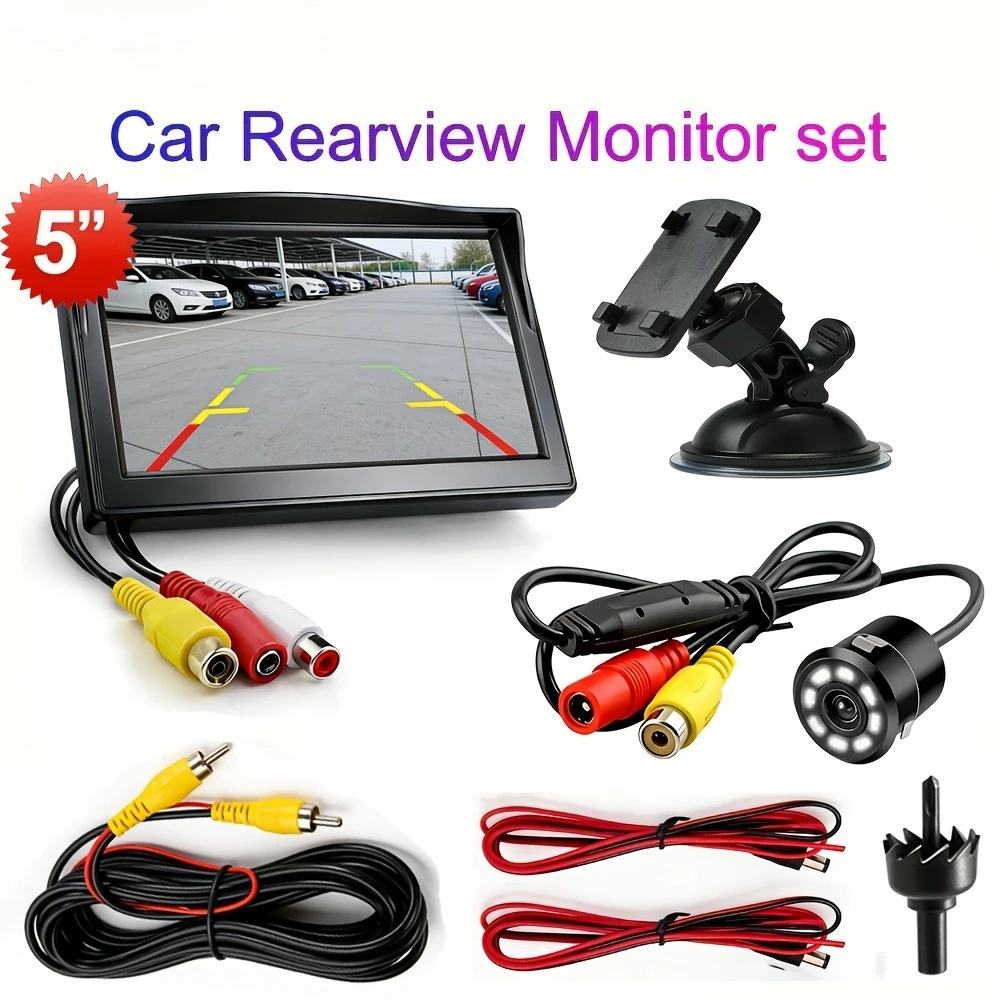 5-Inch HD Display with an 18.5Mm Hole-Punch Camera Kit | Monitor Combined with an HD 8 LED Camera for Surveillance | Wide-Angle
5-Inch HD Display with an 18.5Mm Hole-Punch Camera Kit | Monitor Combined with an HD 8 LED Camera for Surveillance | Wide-Angle