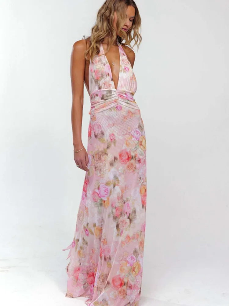 BKLD Y2k Clothes Women Spring Summer New Arrivals Fashionable Sexy Dress Party Backless Slim Fit Printed Halter Neck Dress
BKLD Y2k Clothes Women Spring Summer New Arrivals Fashionable Sexy Dress Party Backless Slim Fit Printed Halter Neck Dress