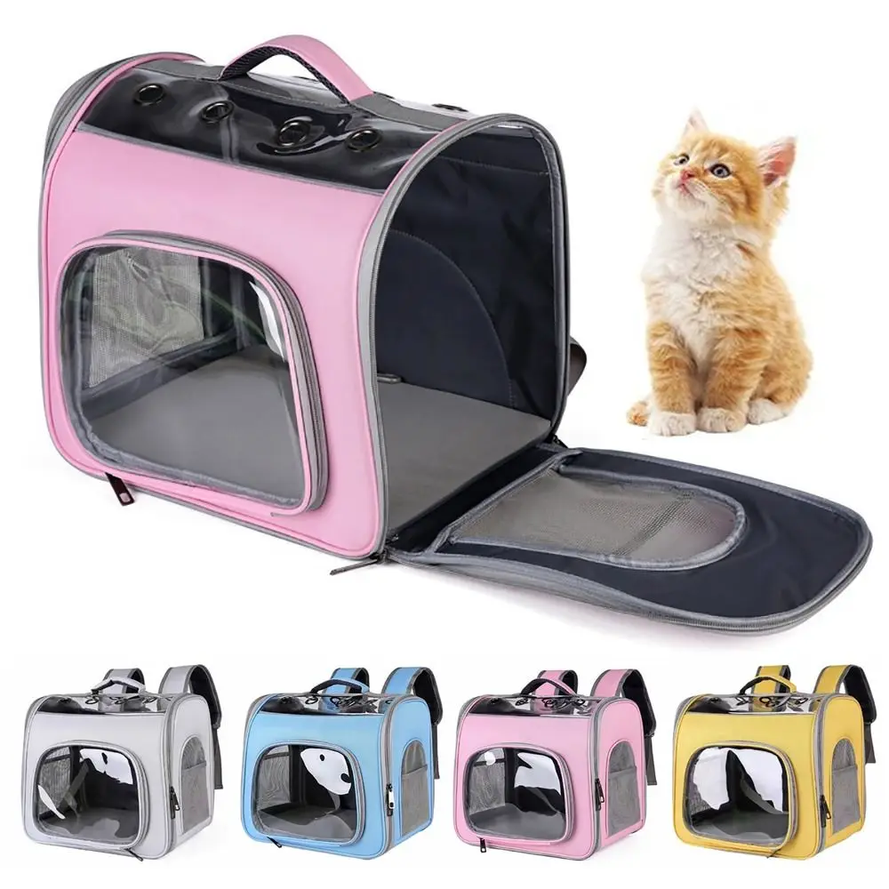 Transparent Visibility Cat Carrier Bag Breathable Large Capacity Pet Carrying Bag Portable Pet Travel Backpack Cat/Puppy
Transparent Visibility Cat Carrier Bag Breathable Large Capacity Pet Carrying Bag Portable Pet Travel Backpack Cat/Puppy